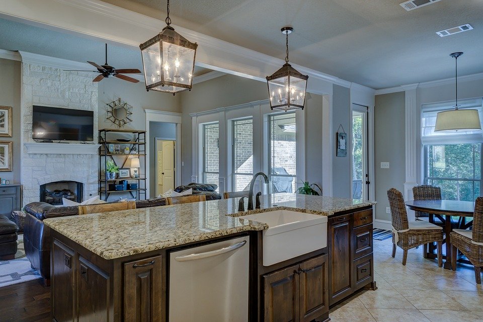 Bright kitchen renovation with white cabinetry
